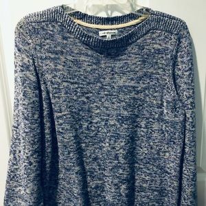 Croft & Barrow 100% Cotton Sweater - Blue Sz L
